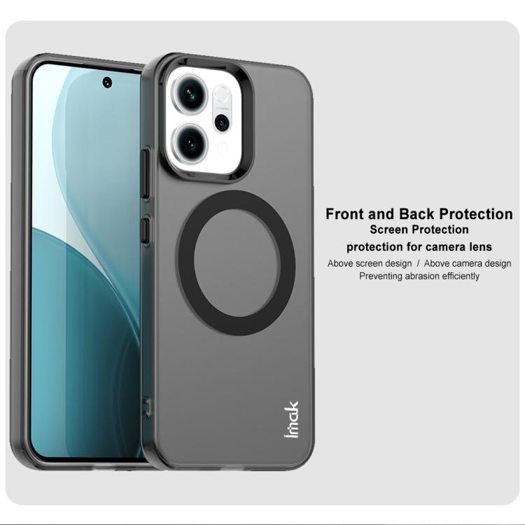For OPPO Reno14 Pro Global IMAK Chocolate Series TPU + PET MagSafe Phone Case
