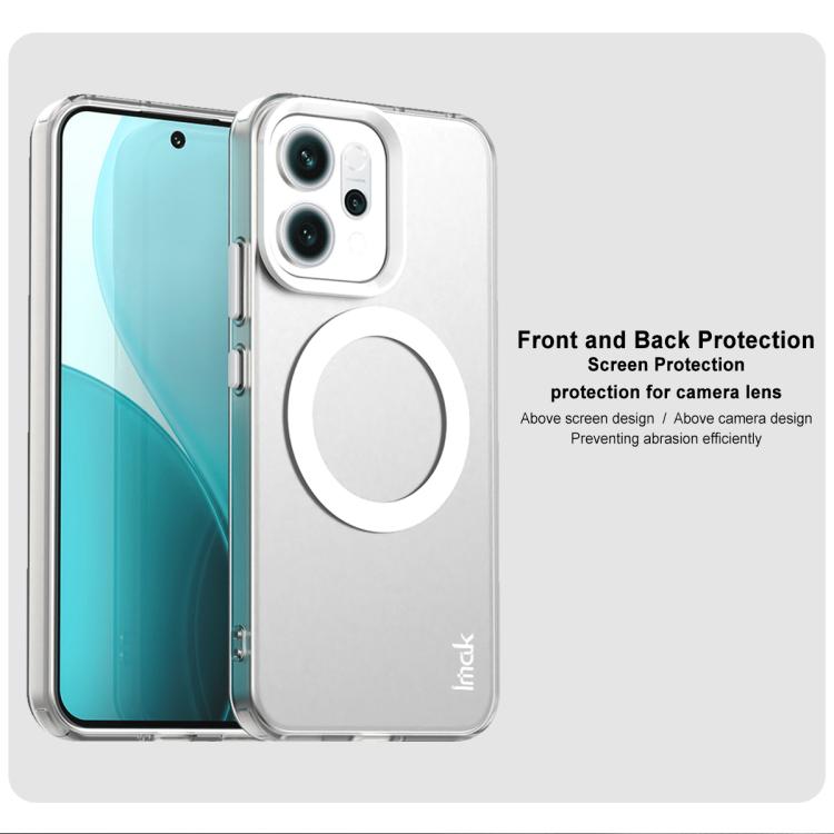 For OPPO Reno14 Pro Global IMAK Chocolate Series TPU + PET MagSafe Phone Case