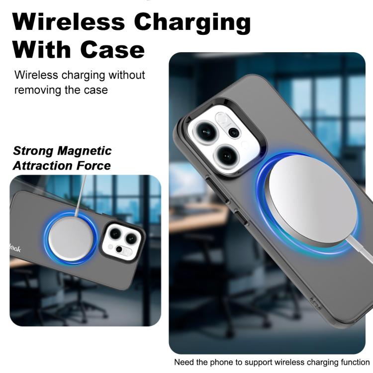 For OPPO Reno14 Global IMAK Chocolate Series TPU + PET MagSafe Phone Case