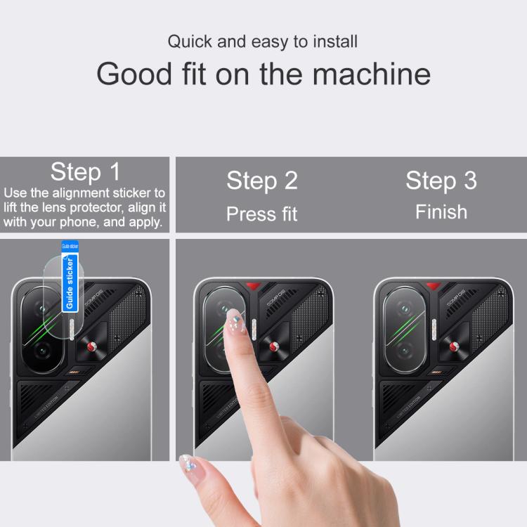 For Xiaomi POCO F7 IMAK Rear Camera Lens Glass Film Thin Version