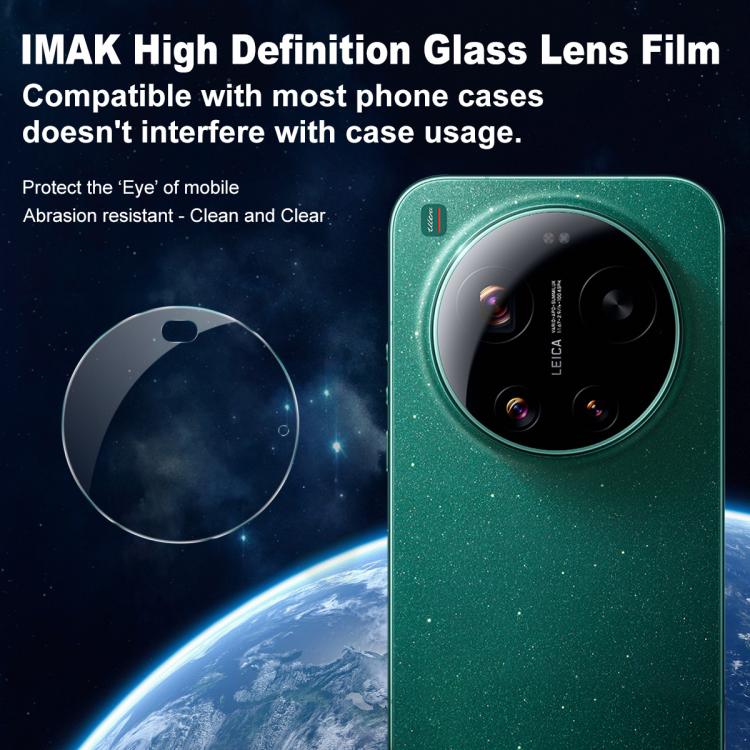 For Xiaomi 17 Ultra 5G IMAK Rear Camera Lens Glass Film Thin Version