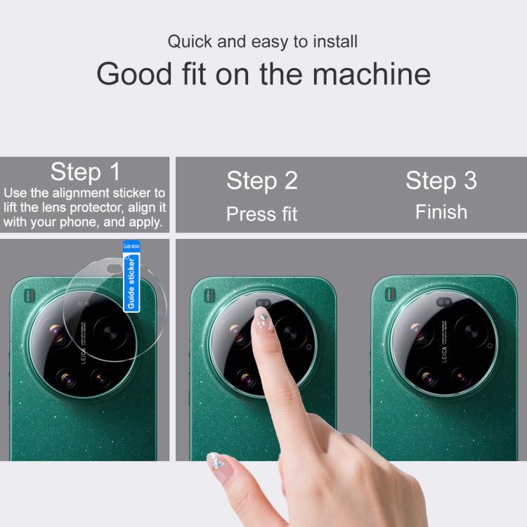For Xiaomi 17 Ultra 5G IMAK Rear Camera Lens Glass Film Thin Version