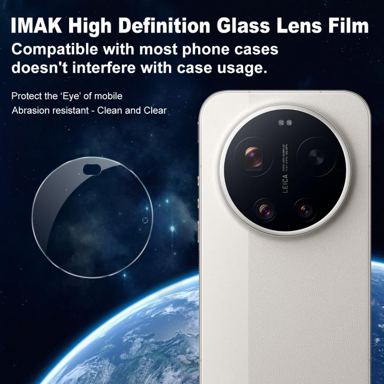 For Xiaomi 17 Ultra by Leica IMAK Rear Camera Lens Glass Film Thin Version
