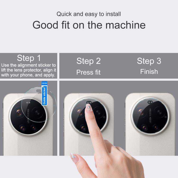 For Xiaomi 17 Ultra by Leica IMAK Rear Camera Lens Glass Film Thin Version