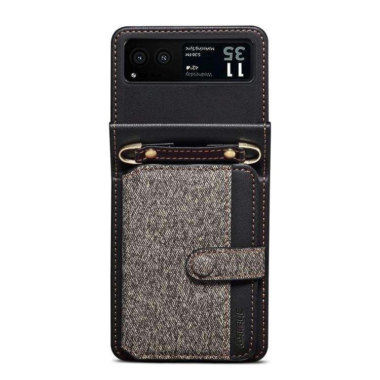 For Motorola Razr 40 Crossbody Color Matching Folding Phone Case