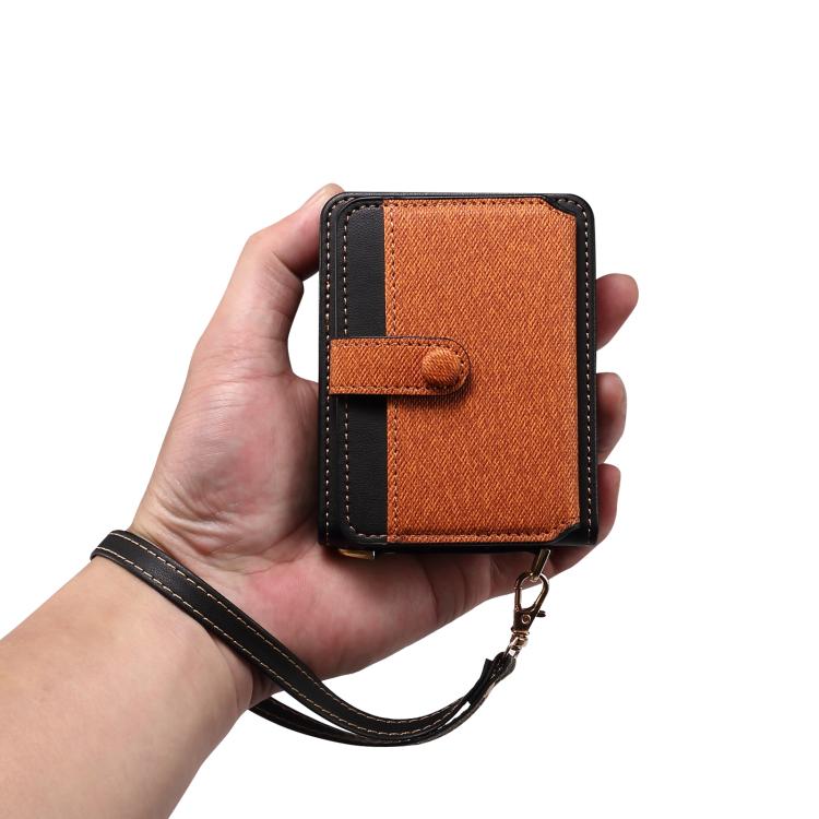 For Motorola Razr 40 Crossbody Color Matching Folding Phone Case