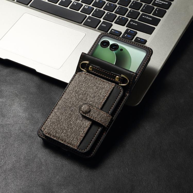 For Motorola Razr 60 Ultra / Ultra 2025 Crossbody Color Matching Folding Phone Case