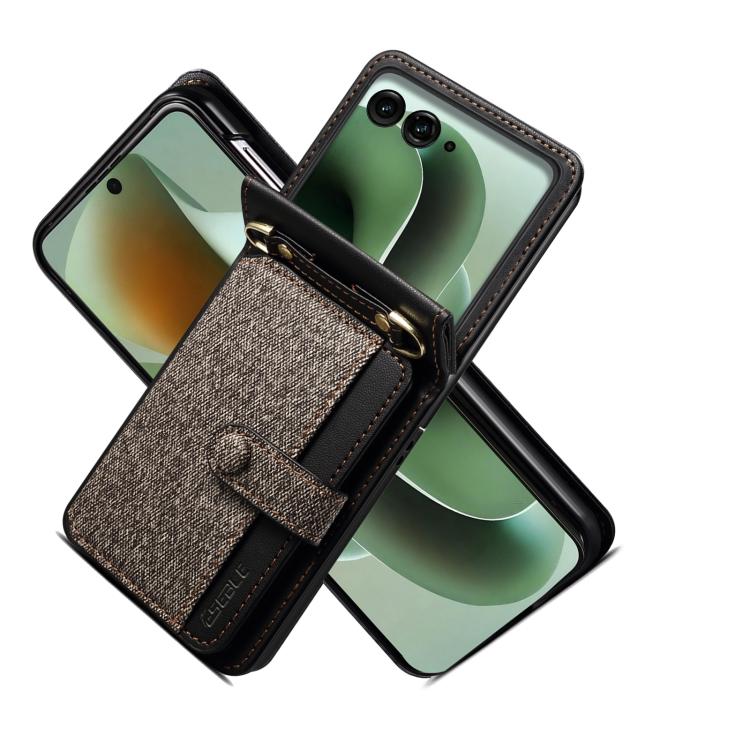 For Motorola Razr 60 Ultra / Ultra 2025 Crossbody Color Matching Folding Phone Case
