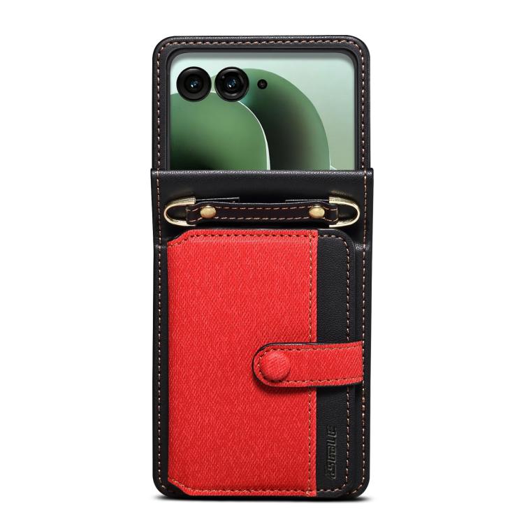 For Motorola Razr 60 Ultra / Ultra 2025 Crossbody Color Matching Folding Phone Case