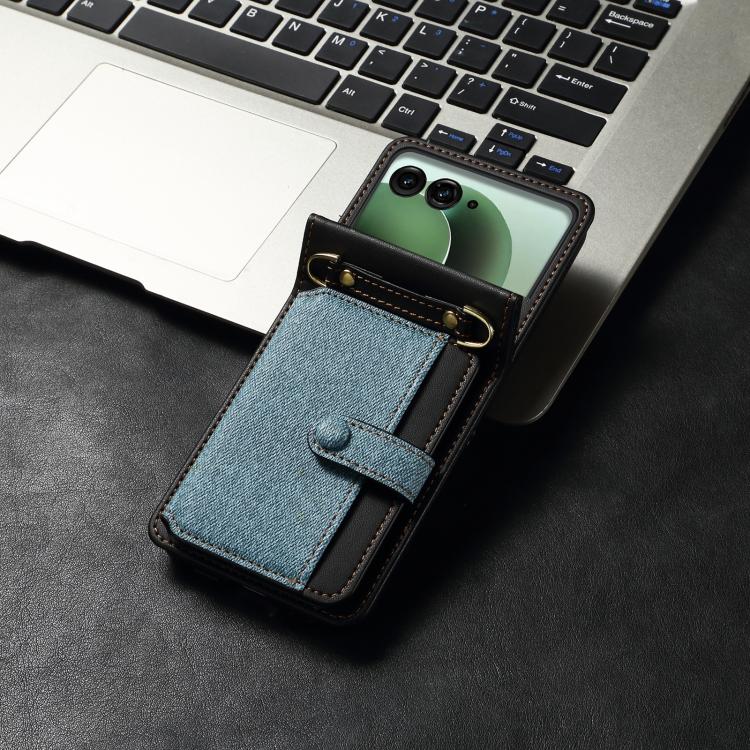 For Motorola Razr 60 Ultra / Ultra 2025 Crossbody Color Matching Folding Phone Case
