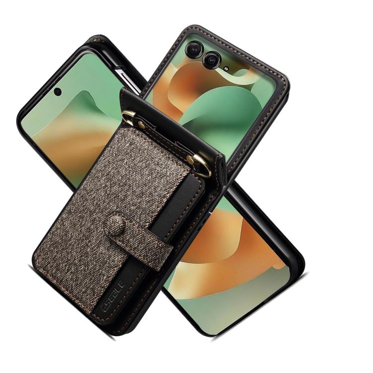 For Motorola Razr 60 / Razr 2025 Crossbody Color Matching Folding Phone Case