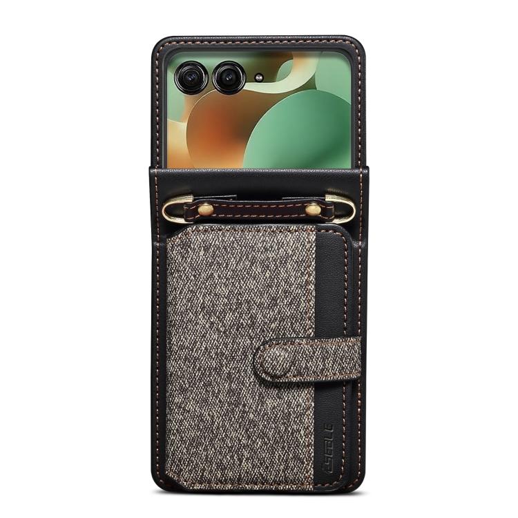 For Motorola Razr 60 / Razr 2025 Crossbody Color Matching Folding Phone Case