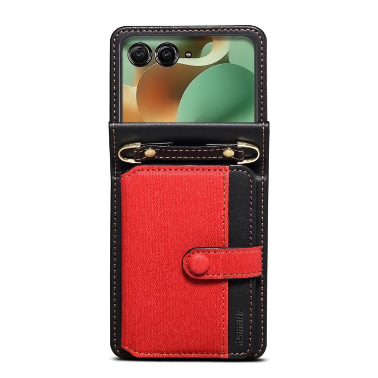 For Motorola Razr 60 / Razr 2025 Crossbody Color Matching Folding Phone Case
