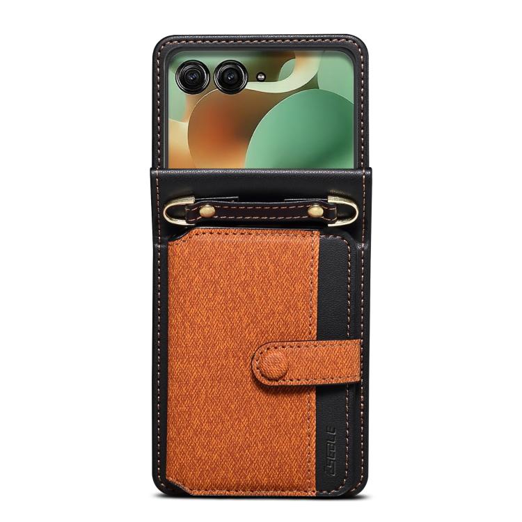 For Motorola Razr 60 / Razr 2025 Crossbody Color Matching Folding Phone Case