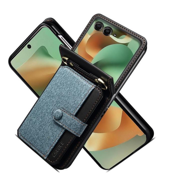 For Motorola Razr 60 / Razr 2025 Crossbody Color Matching Folding Phone Case