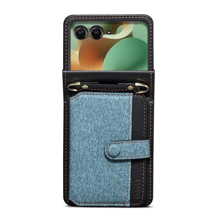 For Motorola Razr 60 / Razr 2025 Crossbody Color Matching Folding Phone Case