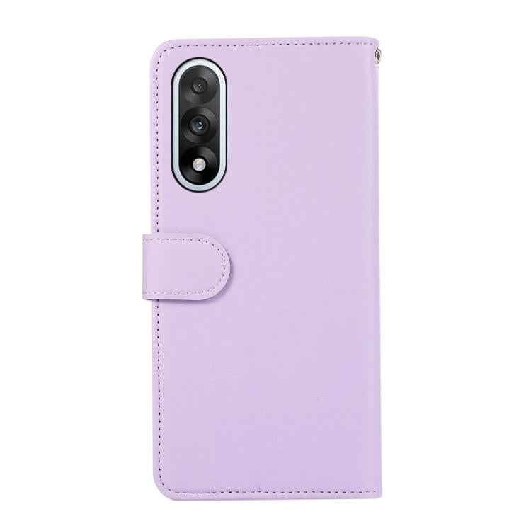 For OnePlus Nord 5 ABEEL Delicate Texture Splicing RFID Leather Phone Case