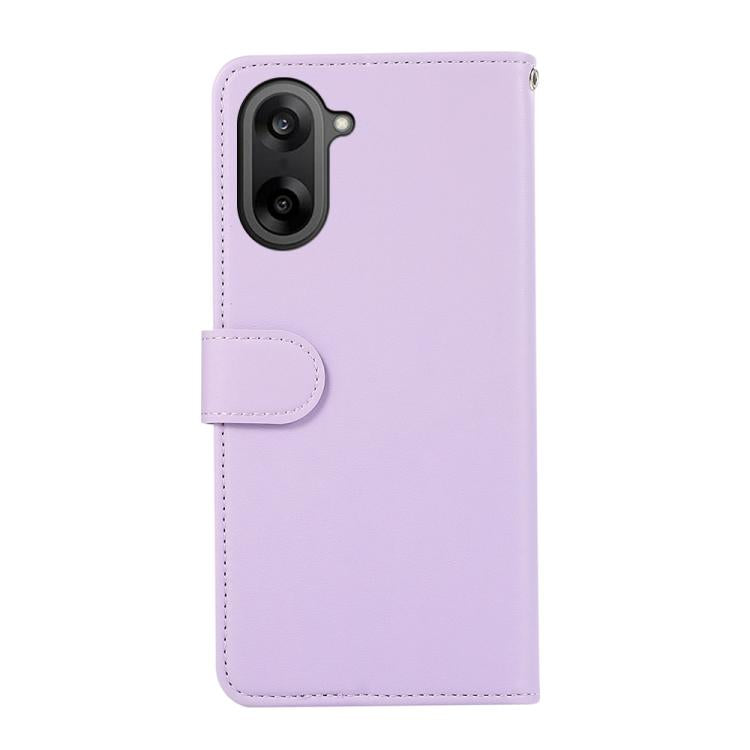 For OnePlus Nord CE5 ABEEL Delicate Texture Splicing RFID Leather Phone Case