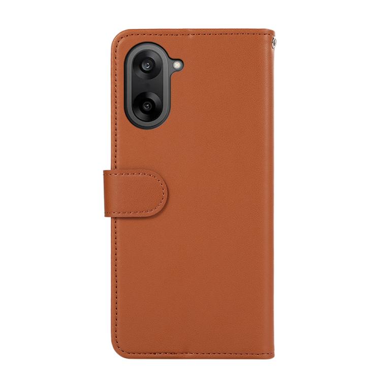 For OnePlus Nord CE5 ABEEL Delicate Texture Splicing RFID Leather Phone Case