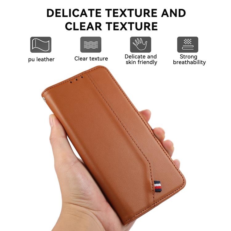 For OnePlus Nord CE5 ABEEL Delicate Texture Splicing RFID Leather Phone Case