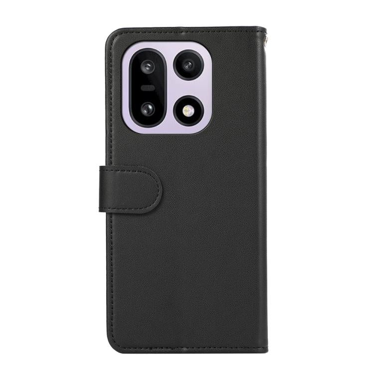 For OnePlus 15 ABEEL Delicate Texture Splicing RFID Leather Phone Case