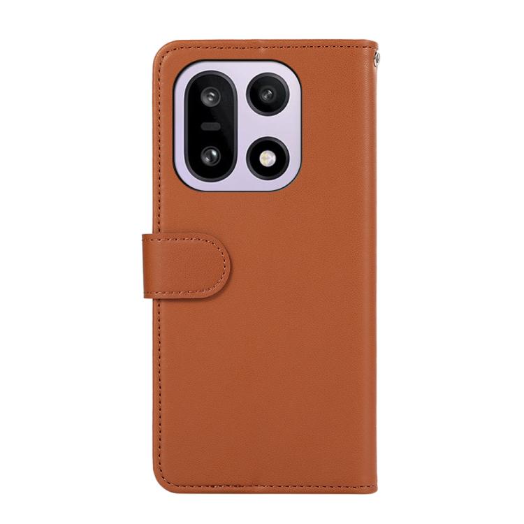 For OnePlus 15 ABEEL Delicate Texture Splicing RFID Leather Phone Case