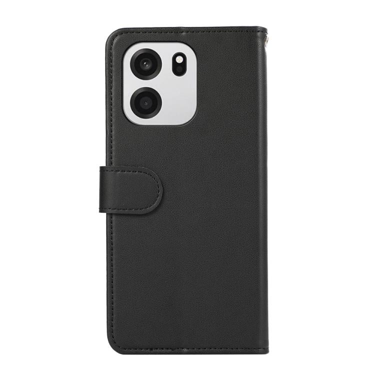 For OnePlus Turbo 6V / Turbo 6 ABEEL Delicate Texture Splicing RFID Leather Phone Case