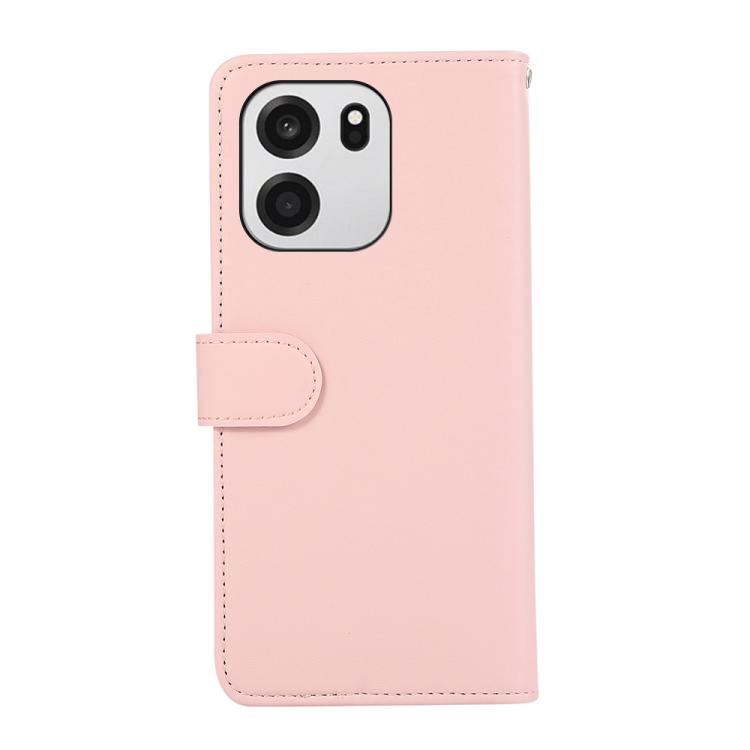 For OnePlus Turbo 6V / Turbo 6 ABEEL Delicate Texture Splicing RFID Leather Phone Case