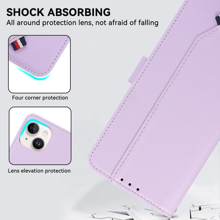 For OnePlus Turbo 6V / Turbo 6 ABEEL Delicate Texture Splicing RFID Leather Phone Case
