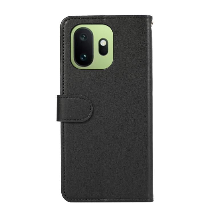 For OnePlus 15T ABEEL Delicate Texture Splicing RFID Leather Phone Case