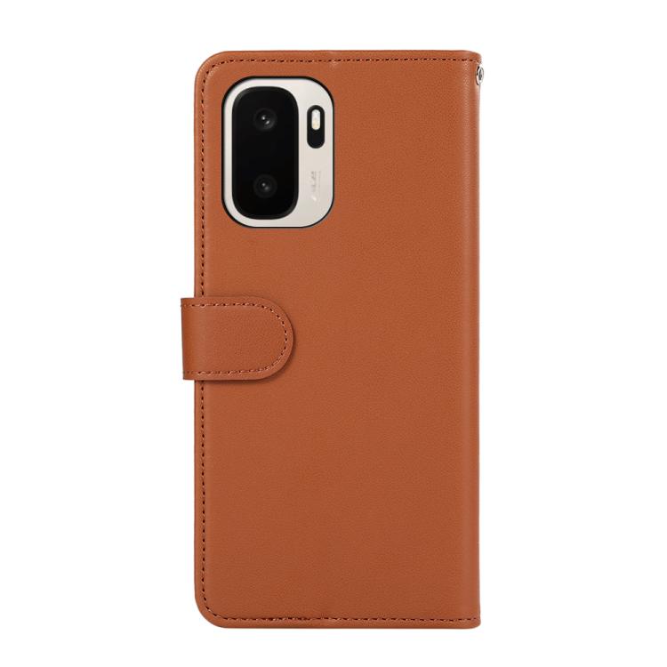For OnePlus Ace 6 Ultra ABEEL Delicate Texture Splicing RFID Leather Phone Case