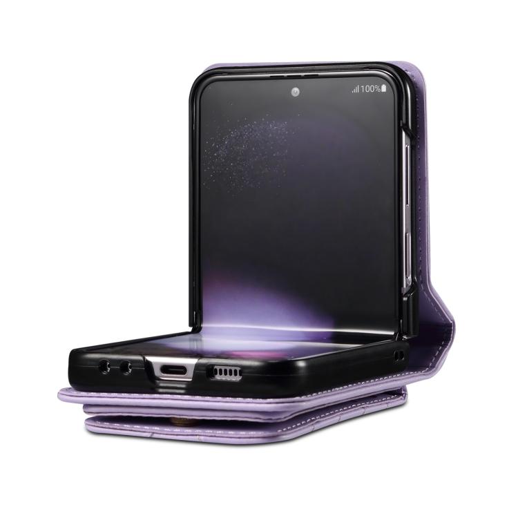 For Motorola Razr 60 / Razr 2025 Rhombic Folding Leather Phone Case with Long Lanyard