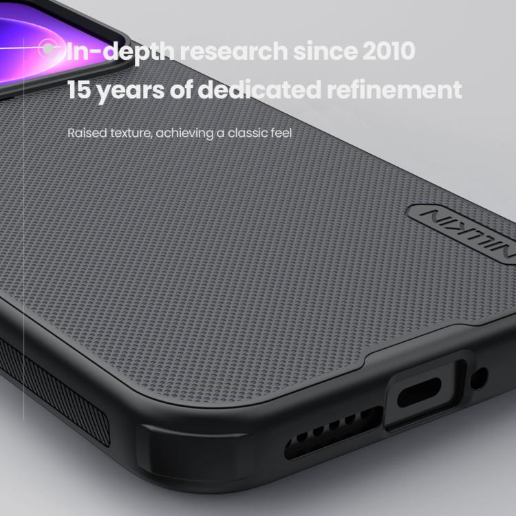 For Xiaomi 17 Pro NILLKIN Frosted Shield Pro PC + TPU Phone Case - Black