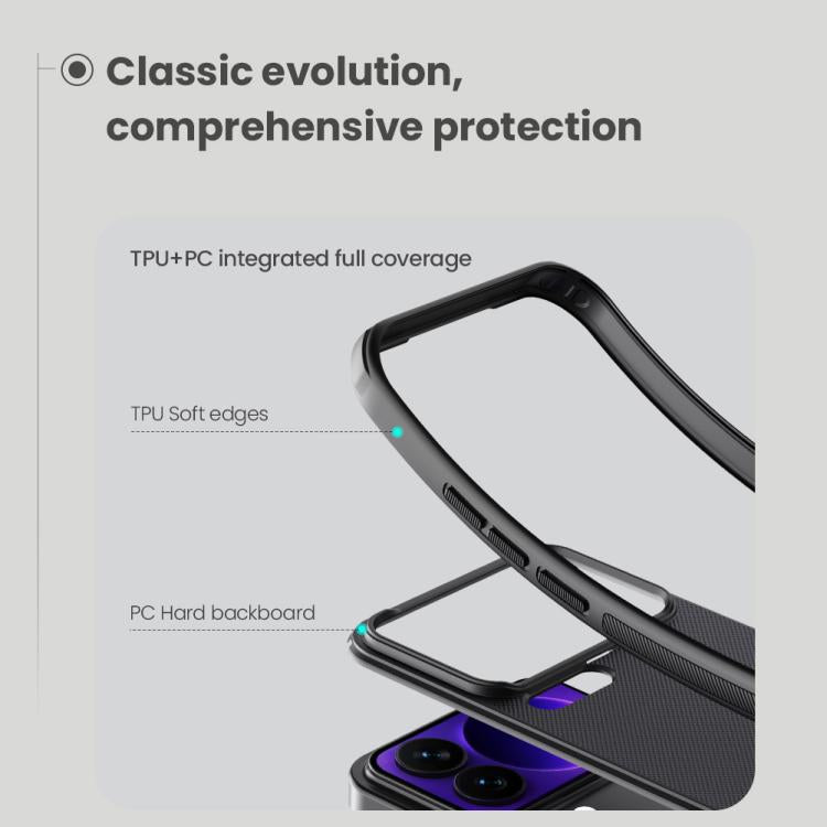 For Xiaomi 17 Pro NILLKIN Frosted Shield Pro PC + TPU Phone Case - Black