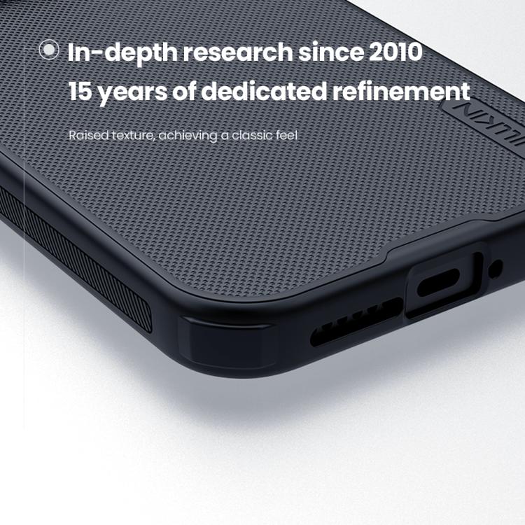 For Xiaomi 17 NILLKIN Frosted Shield Pro PC + TPU Phone Case - Black