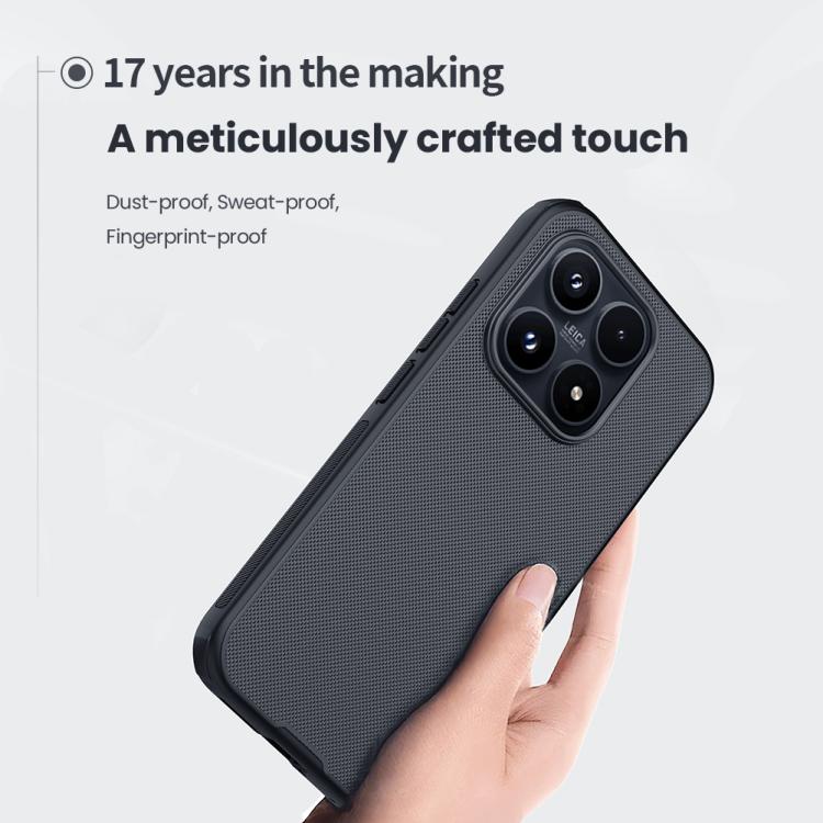 For Xiaomi 17 NILLKIN Frosted Shield Pro PC + TPU Phone Case - Black