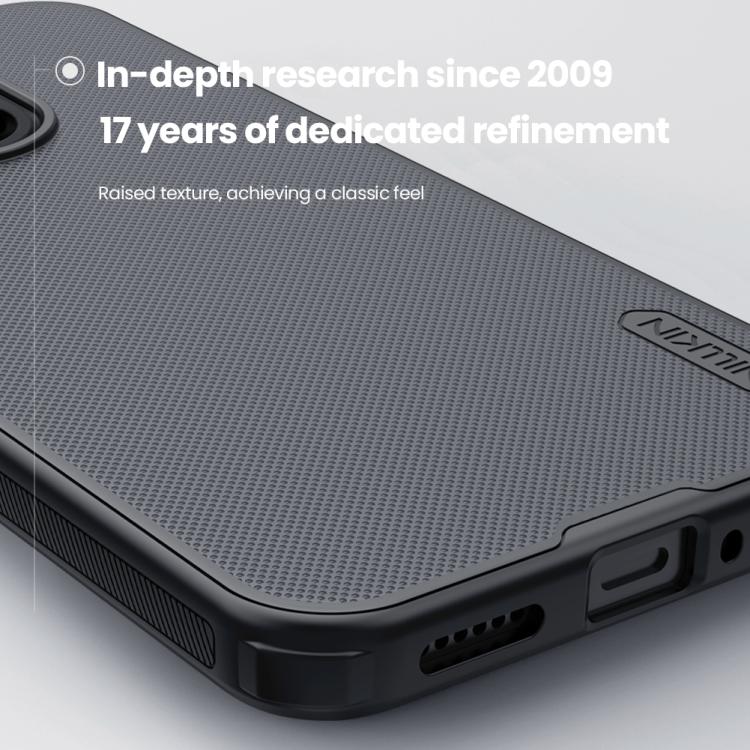 For Xiaomi 15T 5G NILLKIN Frosted Shield Pro PC + TPU Phone Case - Black