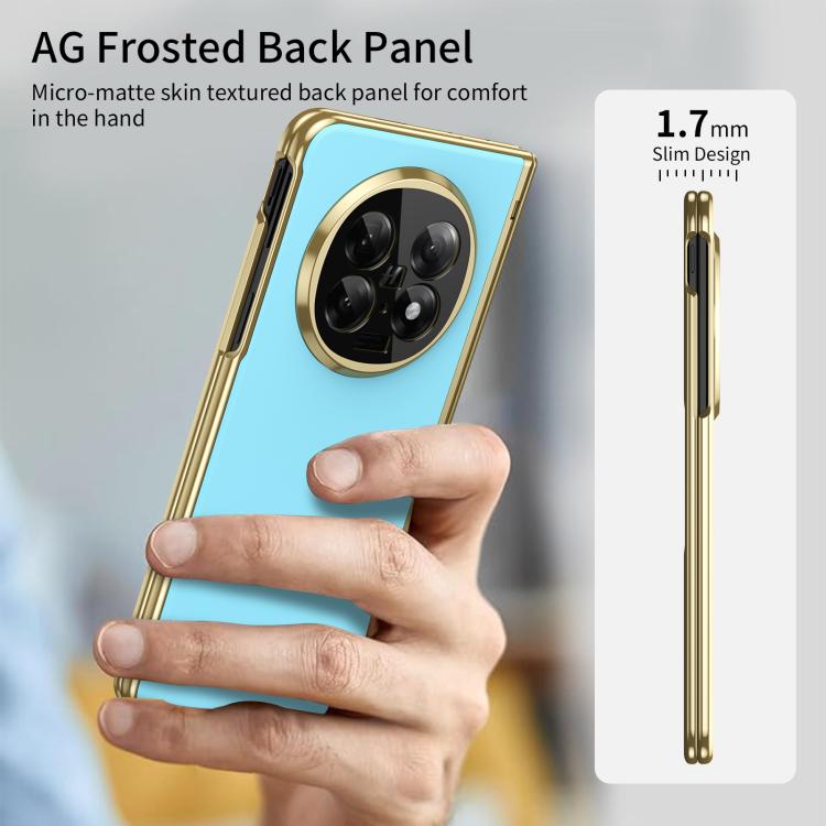 For OPPO Find N5 Integrated AG Frosted Vacuum Plating Phone Case