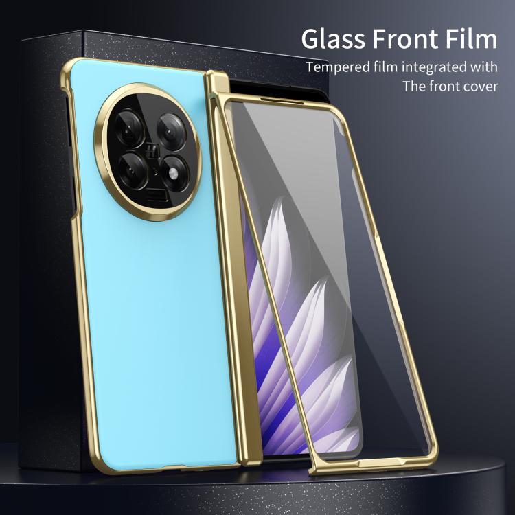 For OPPO Find N5 Integrated AG Frosted Vacuum Plating Phone Case