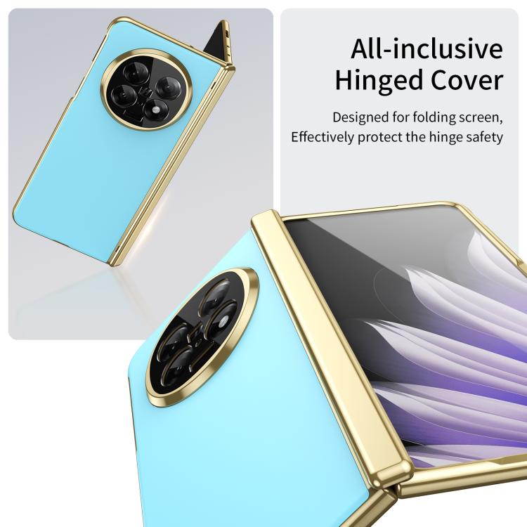For OPPO Find N5 Integrated AG Frosted Vacuum Plating Phone Case