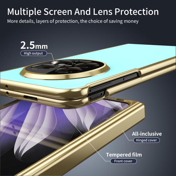 For OPPO Find N5 Integrated AG Frosted Vacuum Plating Phone Case