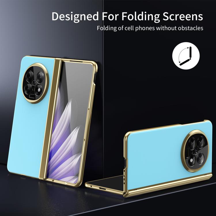 For OPPO Find N5 Integrated AG Frosted Vacuum Plating Phone Case