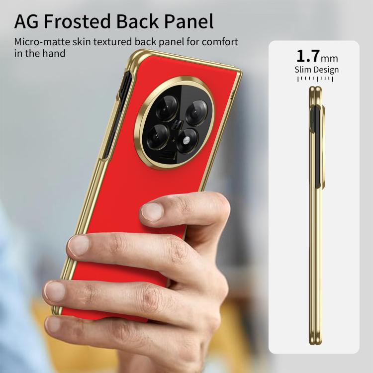 For OPPO Find N5 Integrated AG Frosted Vacuum Plating Phone Case