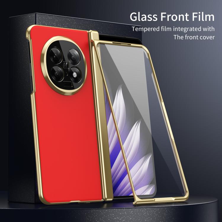 For OPPO Find N5 Integrated AG Frosted Vacuum Plating Phone Case