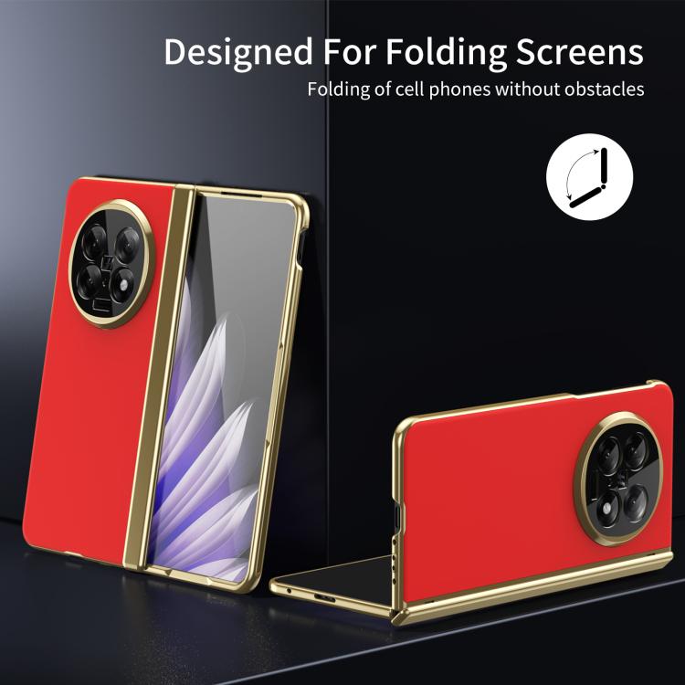 For OPPO Find N5 Integrated AG Frosted Vacuum Plating Phone Case