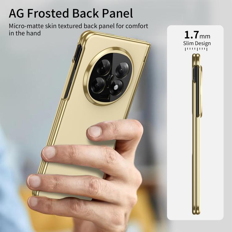 For OPPO Find N5 Integrated AG Frosted Vacuum Plating Phone Case