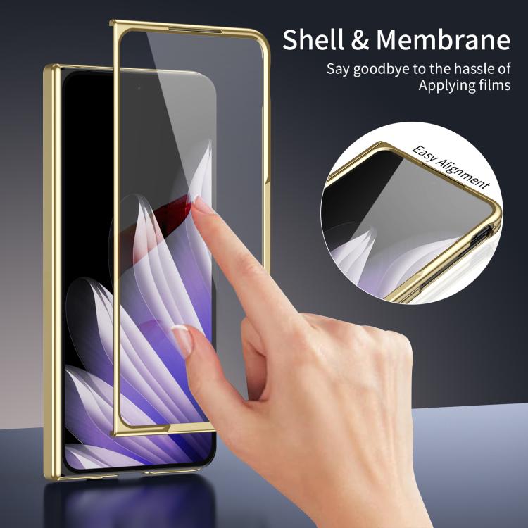 For OPPO Find N5 Integrated AG Frosted Vacuum Plating Phone Case