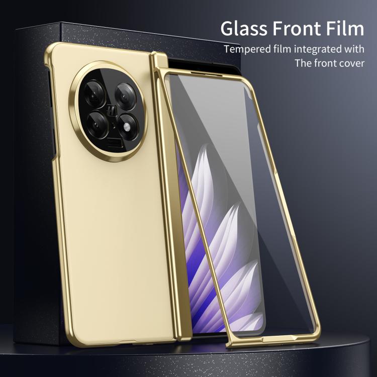 For OPPO Find N5 Integrated AG Frosted Vacuum Plating Phone Case