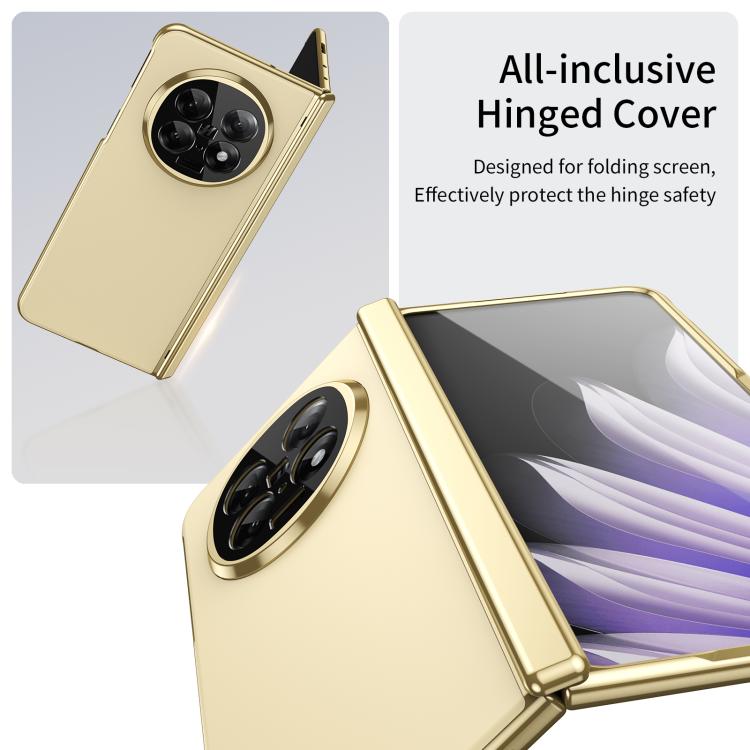 For OPPO Find N5 Integrated AG Frosted Vacuum Plating Phone Case