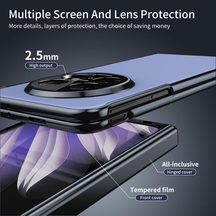 For OPPO Find N5 Integrated AG Frosted Vacuum Plating Phone Case